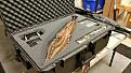 Pelican carry case for transport to and from the pond.